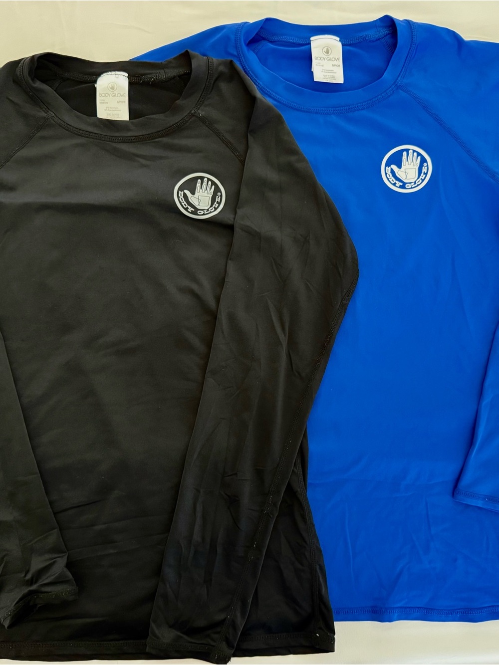 Body Glove Long Sleeve Rash Guards - Black & Royal Blue